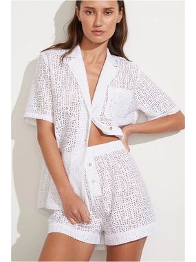 Negative Eyelet Lace Island Boxer Short